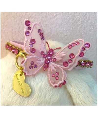 3D Precious Butterfly Collar Pink Grace Graciola