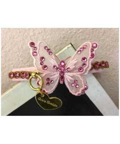 3D Precious Butterfly Collar Pink Grace Graciola