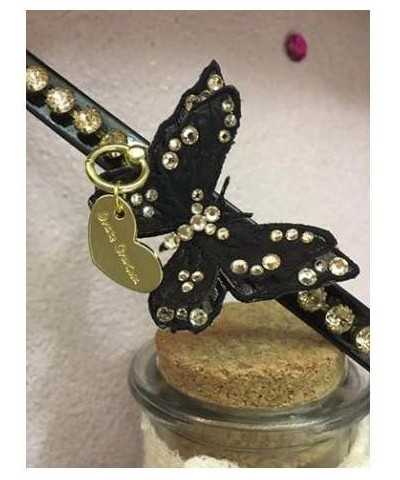 3D Precious Butterfly Collar Black Grace Graciola