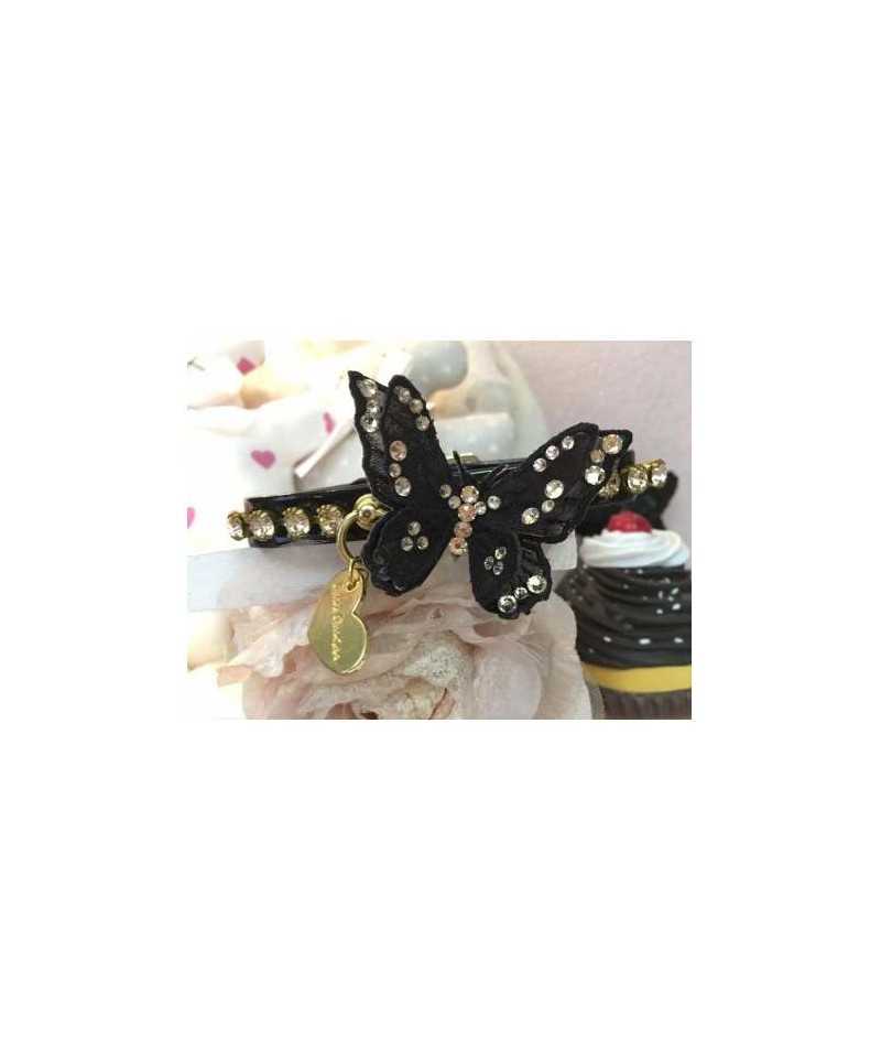 3D Precious Butterfly Collar Black Grace Graciola