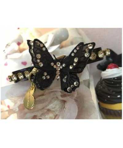 3D Precious Butterfly Collar Black Grace Graciola
