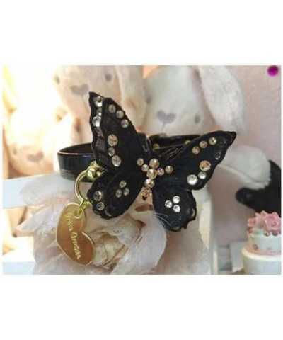3D Butterfly Collar Black Grace Graciola
