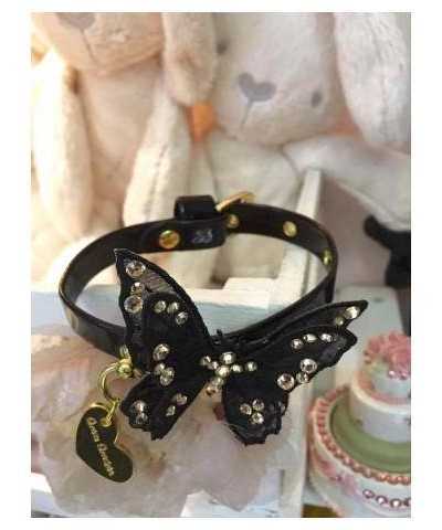 3D Butterfly Collar Black Grace Graciola