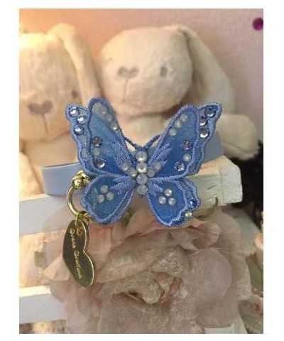 3D Butterfly Collar Baby Blue Grace Graciola