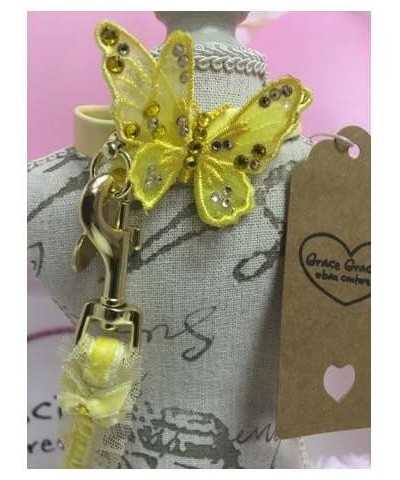 3D Butterfly Collar Yellow Grace Graciola