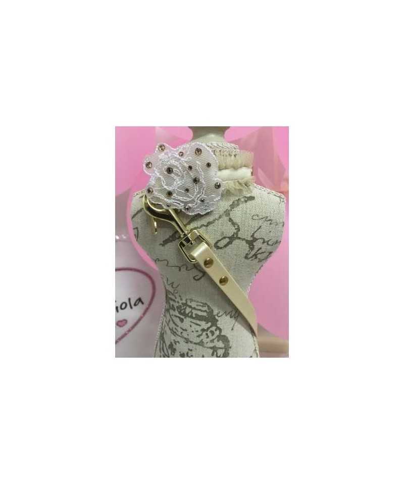Rose Velvet Collar Grace Graciola