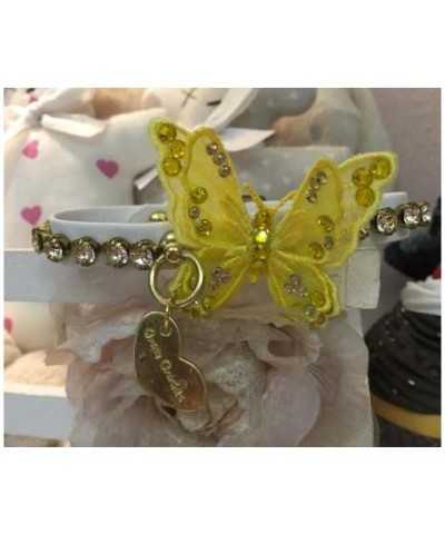 3D Precious Butterfly Yellow Collar White Grace Graciola