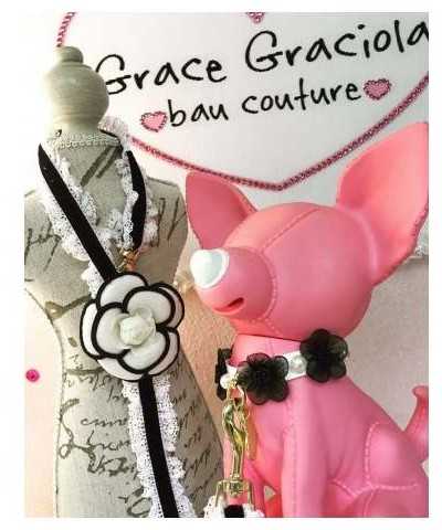 Flower Camelia & Pearls Collar Grace Graciola