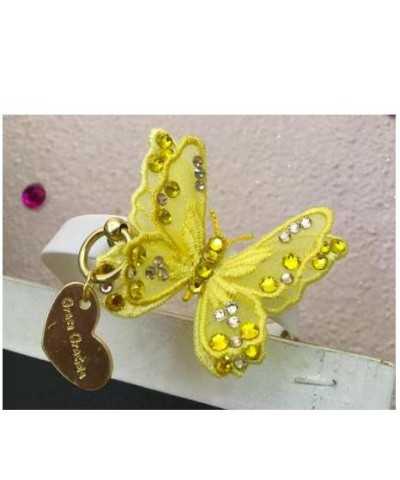 3D Butterfly Yellow Collar White Grace Graciola