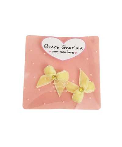 Coppia di Fiocchetti con Elastico Precious Bow Grace Graciola