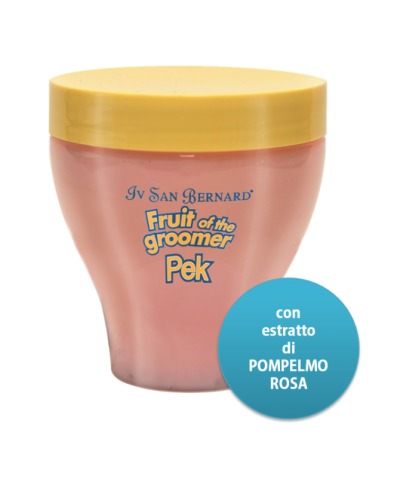 Maschera Pompelmo Rosa Pek  - Pelo Medio Iv San Bernard