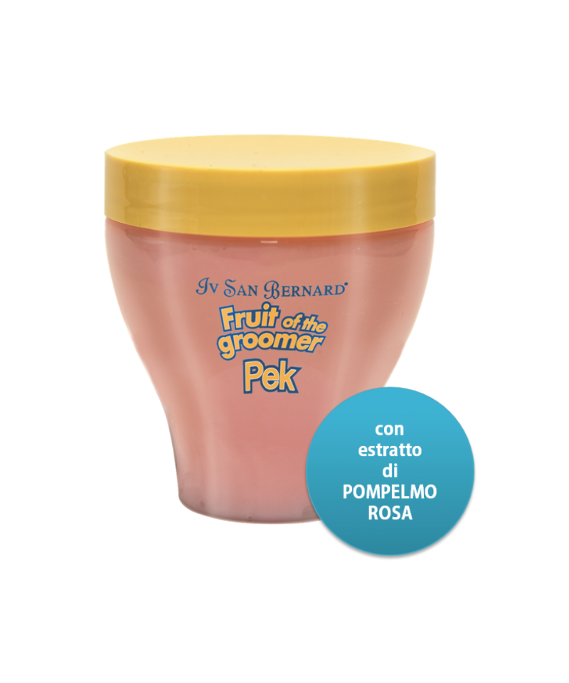 Maschera Pompelmo Rosa Pek  - Pelo Medio Iv San Bernard
