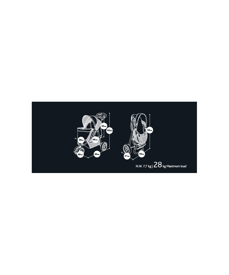 Passeggino InnoPet® Buggy Urban