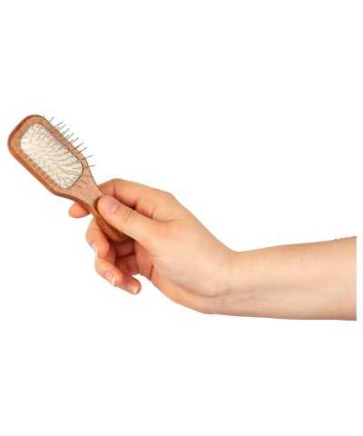 Spazzola Mini Wooden Pin Brush Rectangular Show Tech