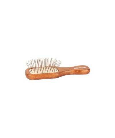 Spazzola Mini Wooden Pin Brush Rectangular Show Tech