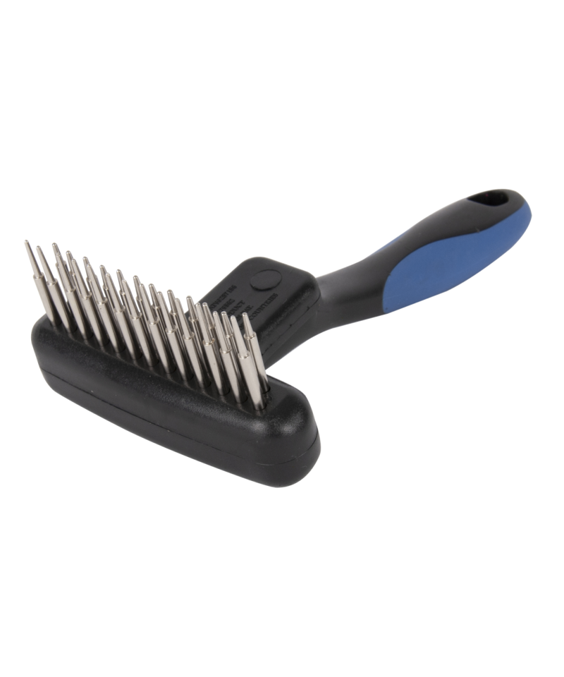 Show Tech Double Row Twist & Cling Rake Dematting Comb