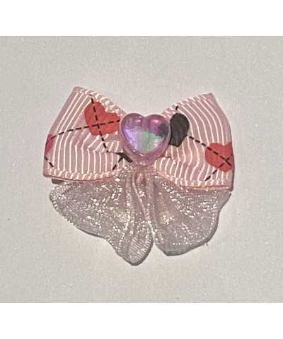 Fiocchetto con Elastico Baby Pink Heart