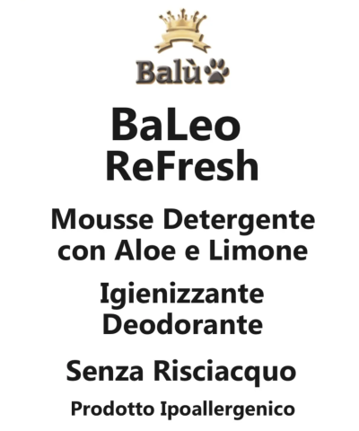 BalùDefend Shampoo Mousse Detergente a Secco ReFresh
