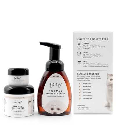 Kit rimuovi macchie di Lacrimazione  GATTO Eye Envy