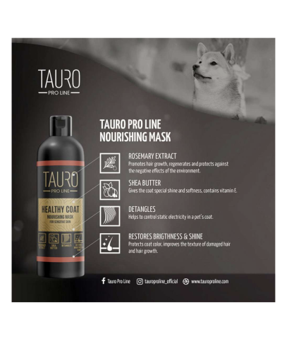 Tauro Pro Line Healthy Coat, Nourishing Mask For Dogs And Cats