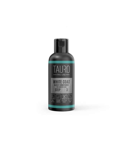 Tauro Pro Line White Coat Glossy Conditioner For Dogs And Cats With White Coat