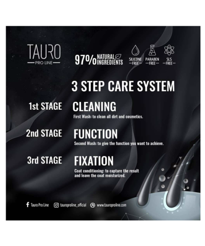 Tauro Pro Line White Coat Glossy Conditioner For Dogs And Cats With White Coat