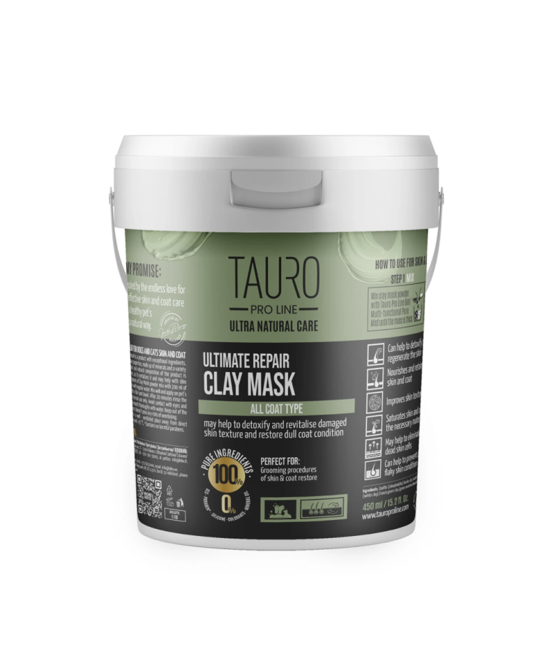 Tauro Pro Line Maschera Curativa all'Argilla Naturale