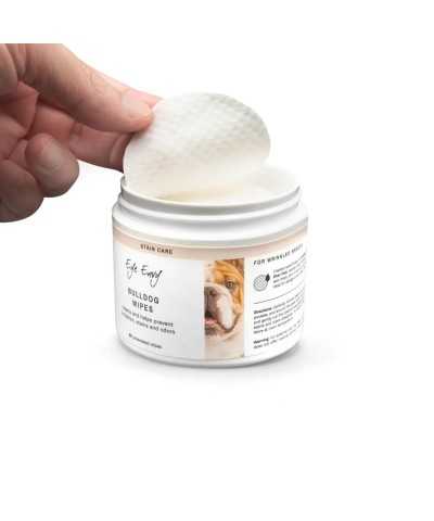 Dischetti Imbevuti con Lozione DOG - Rimuovi Macchie Eye Envy Bulldog