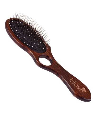 Blovi Spazzola Ovale in Legno con Foro 18 mm