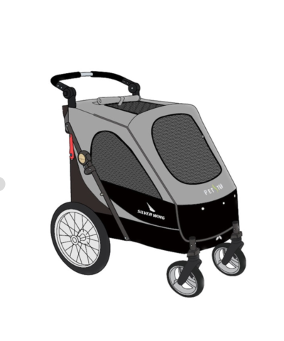 PETSTRO Passeggino Silverwing  XL 55KG