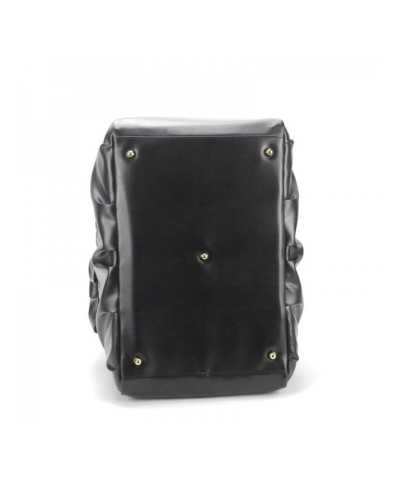 Travel Black Bag Ecoleather Piccoli Pets