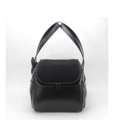 Travel Black Bag Ecoleather Piccoli Pets