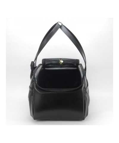 Travel Black Bag Ecoleather Piccoli Pets