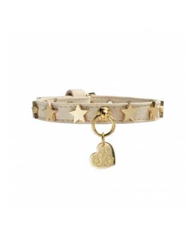 GOLDEN STARS COLLAR CREAM/GOLD Piccoli Pets