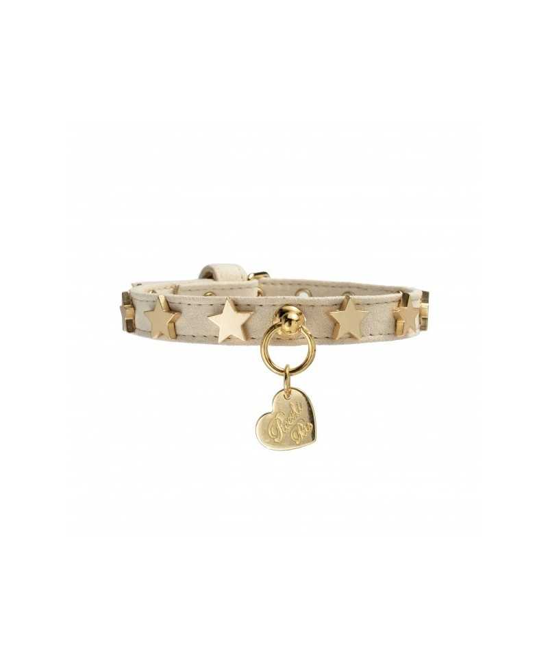 GOLDEN STARS COLLAR CREAM/GOLD Piccoli Pets