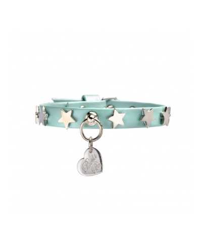 STARS COLLAR MARINA DORE/SILVER Piccoli Pets