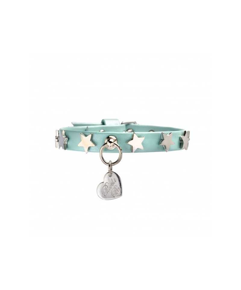 STARS COLLAR MARINA DORE/SILVER Piccoli Pets