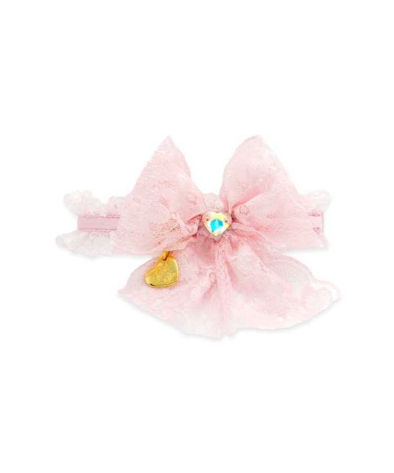 PRINCESS LACE COLLAR CIPRIA ECOLEATHER/GOLD Piccoli Pets