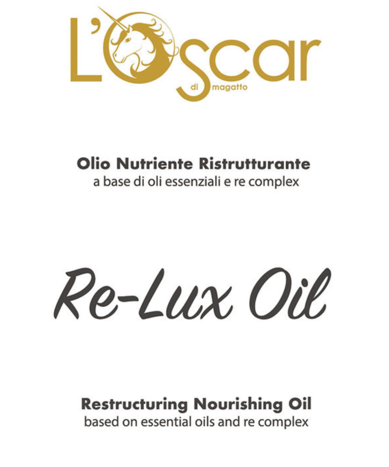 Re-Lux Oil - Olio Nutriente Ristrutturante L'oscar di Smagatto