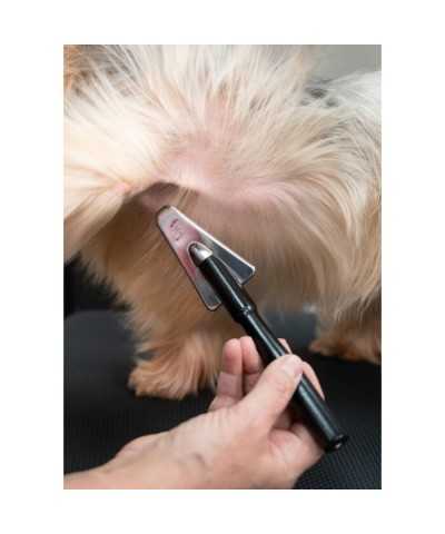 Yento Cardatore Show Coat Slicker with Extra Long Handle Triangular