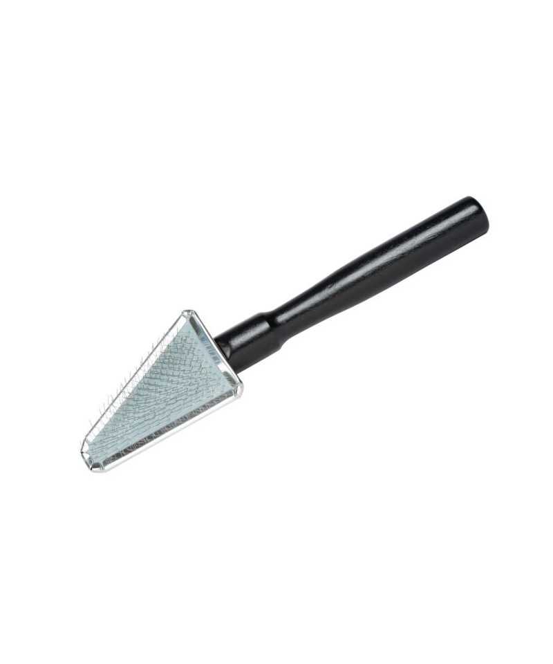 Yento Cardatore Show Coat Slicker with Extra Long Handle Triangular