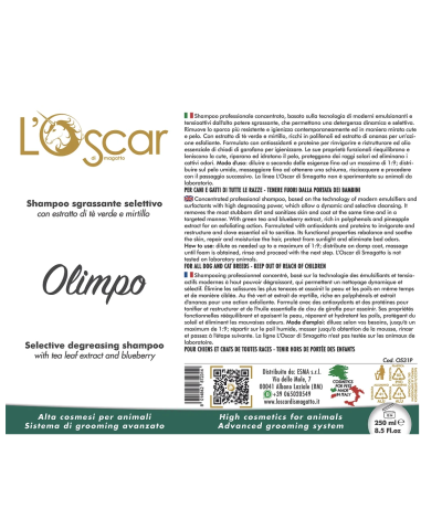 Olimpo Shampoo Sgrassante l'oscar di Smagatto