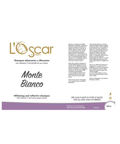 Monte Bianco Shampoo Sbiancante L'oscar di Smagatto
