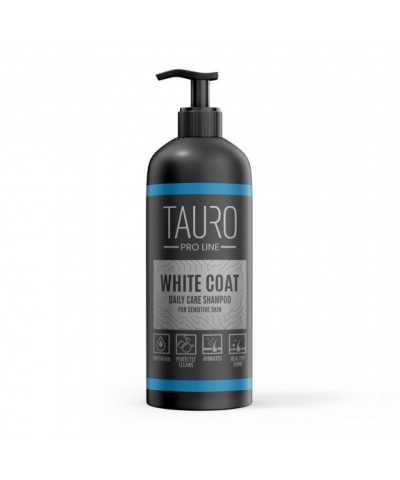 Tauro Pro Line White Coat, Daily Care Shampoo For Dogs And Cats With White Coat