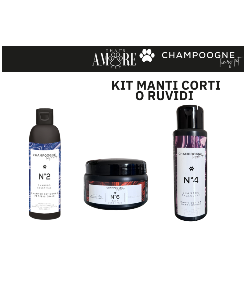 CHAMPOOGNE Kit Manti Corti e Ruvidi