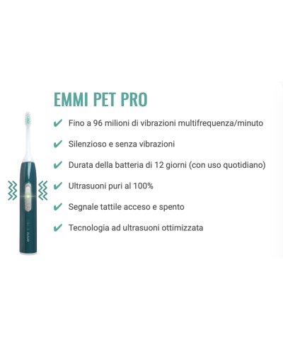 Emmi®-pet PRO Set Base Spazzolino ad Ultrasuoni