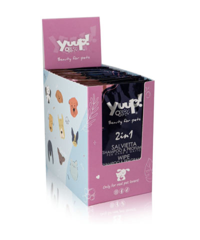 Salvietta Monouso 2 in 1 Shampoo e Profumo Yuup