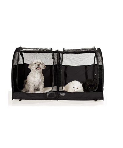 Sturdi Show Shelter Euro double with vinyl in back