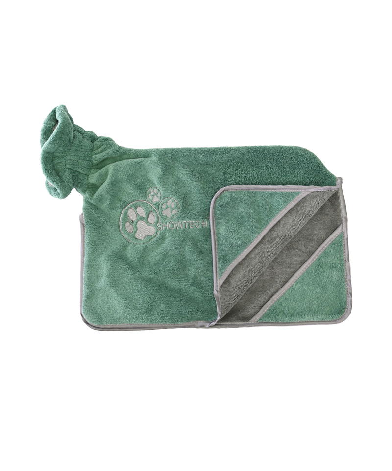 Show Tech - Panno Asciugamanto Ultra Assorbente Per Cani E Gatti, 70x50 Cm, Viscosa Morbida
