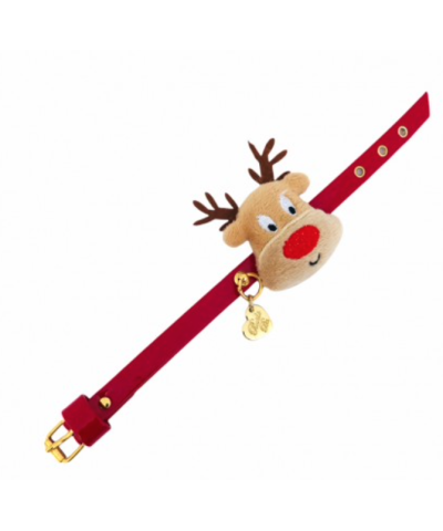 Reindeer Collar Red Piccoli Pets
